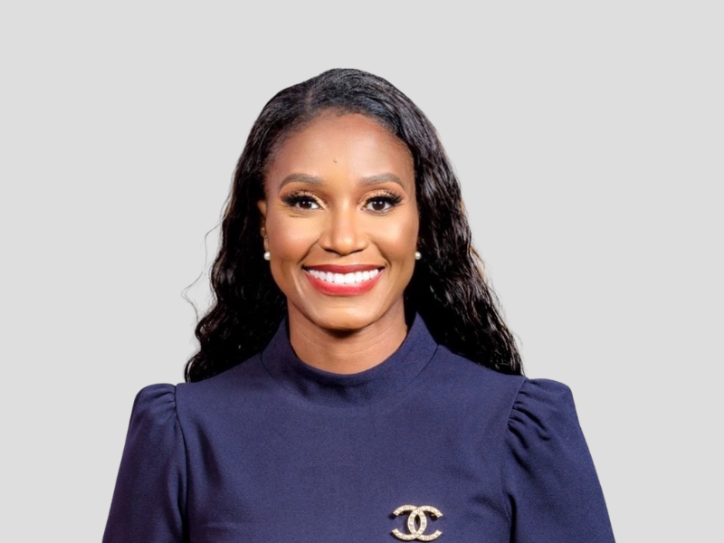Ayana Hull Harneys front portrait image on a grey background